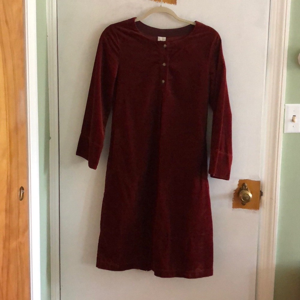 Red corduroy dress with pockets! ❤️